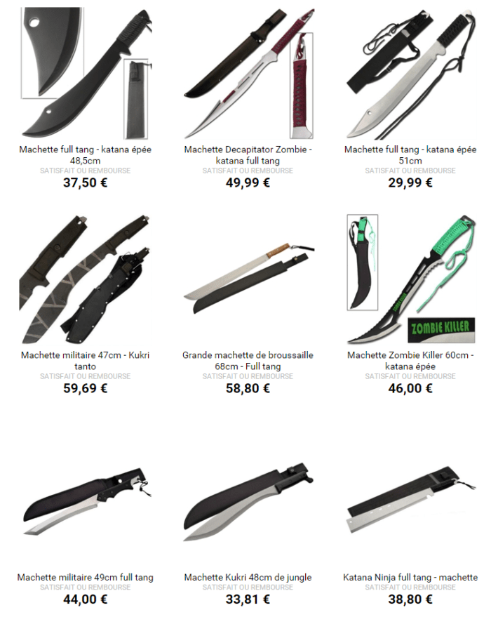 Votre jardin est en piteux état  Pourquoi ne pas le débroussailler à la machette 