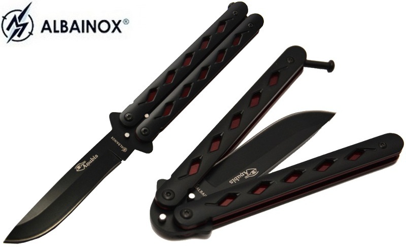Balisong couteau papillon 21,5cm - ANUBIS Albainox