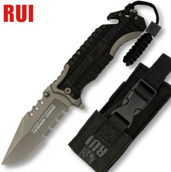 Couteau pliant 21,8cm TITANE paracorde – RUI