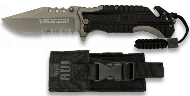 Couteau pliant 21,8cm TITANE paracorde – RUI