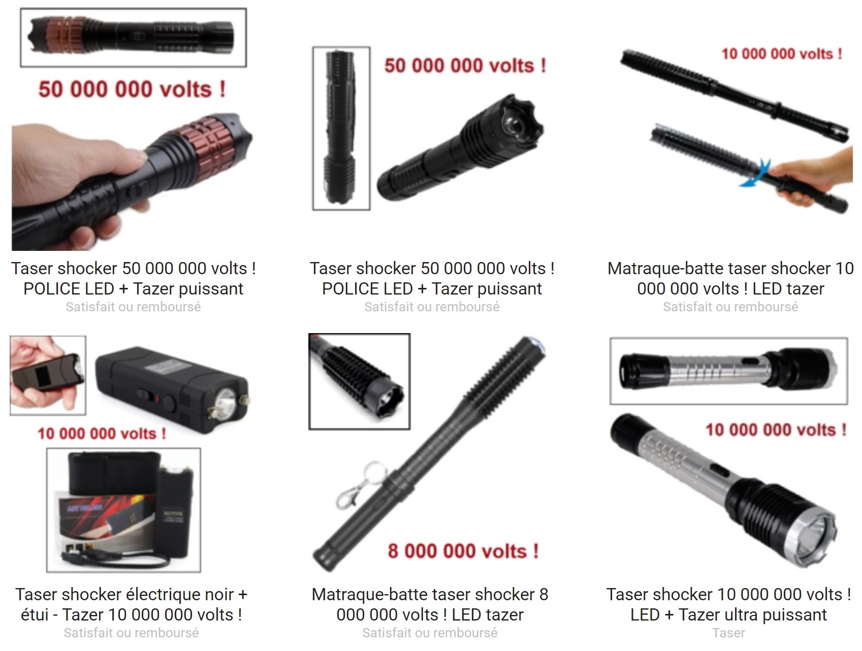 Un taser efficace pour votre protection ? Rendez-vous sur Couteau Azur !