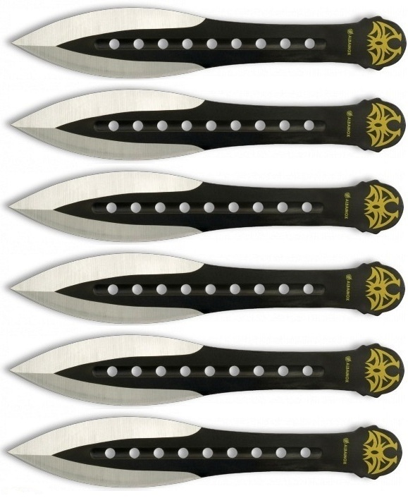 Lot 6 couteaux couteau de lancer ALBAINOX