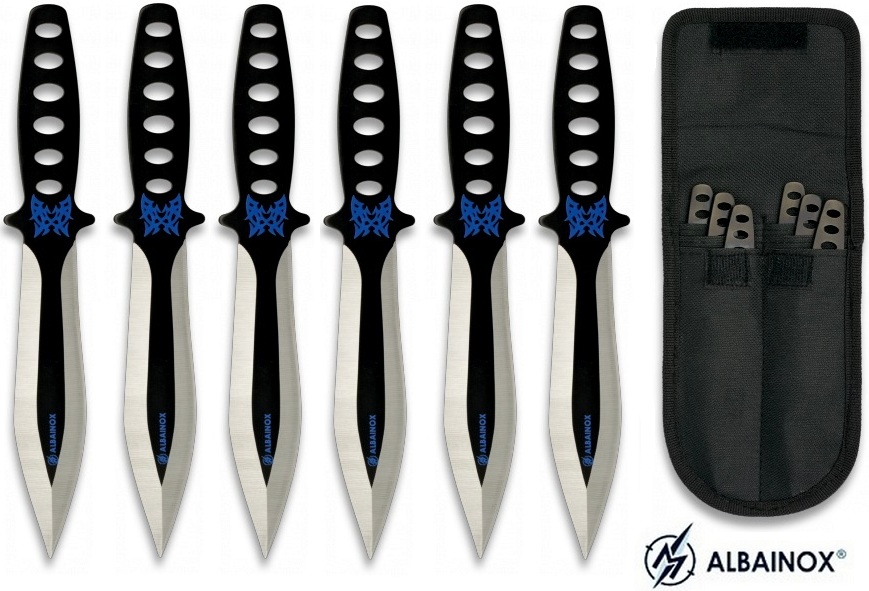 6 Couteaux couteau de lancer 15cm jet ALBAINOX