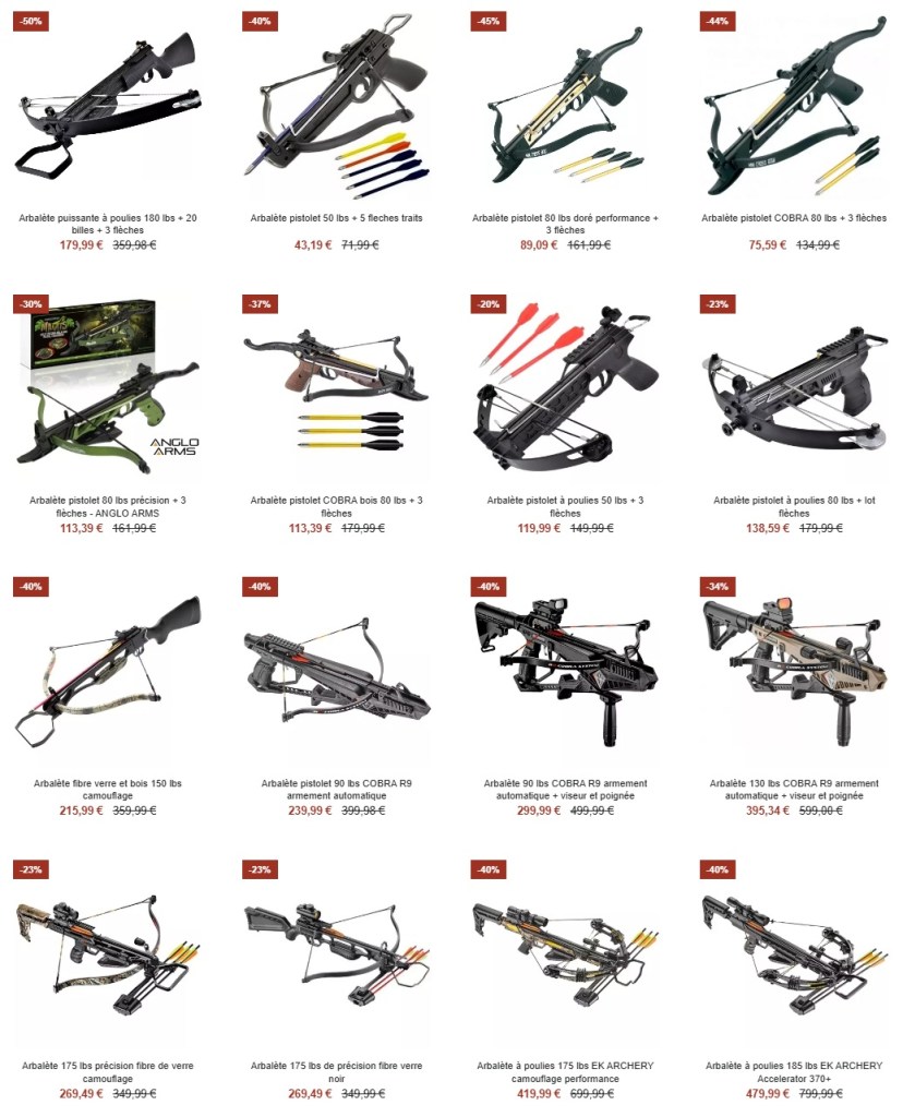 Choisir la bonne arbalète pour la chasse