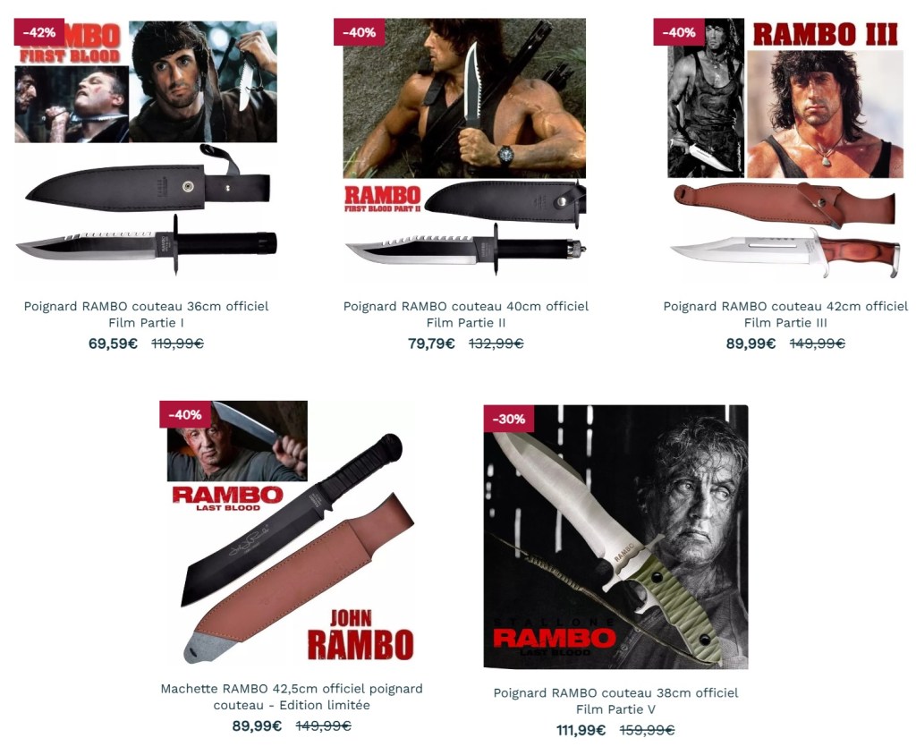 Couteau Rambo de survie : vente en ligne et guide complet 2026