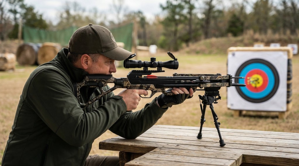 visee arbalete precision technique tir controle