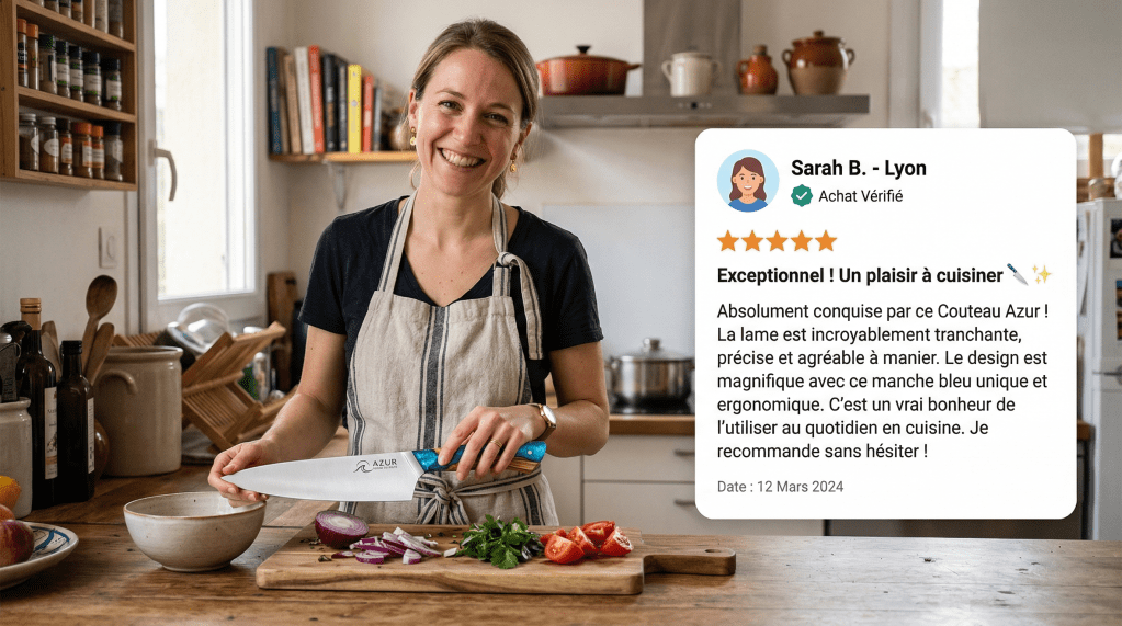 Couteau Azur avis : fiabilité et qualité réelle