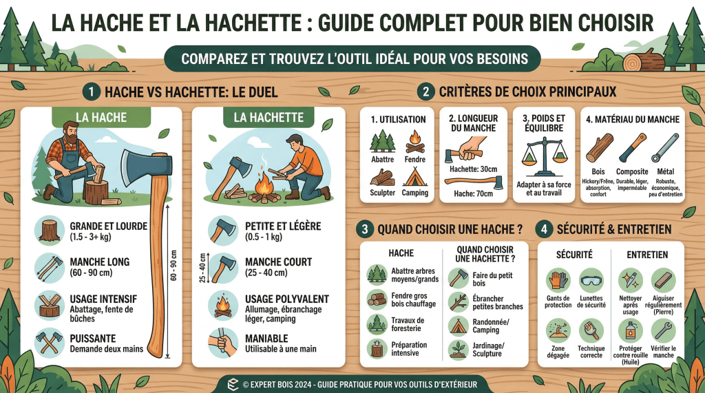 Guide d'achat : hache et hachette