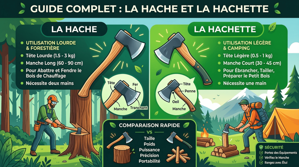 Hache et hachette : comment bien choisir ?