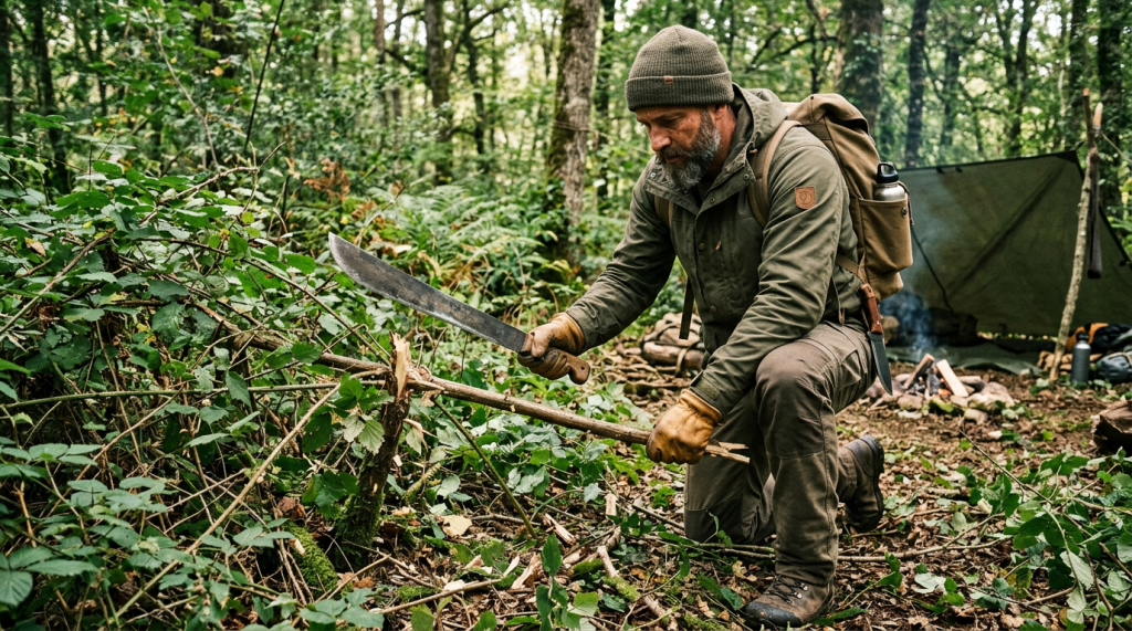 La machette en bushcraft : arrêtez de l'ignorer, commencez à l'utiliser